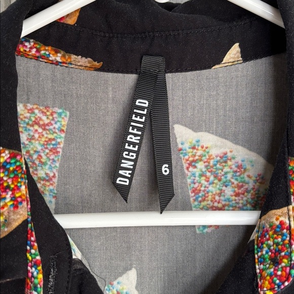 Dangerfield Modcloth Making that Fairy Bread Button up Top Toast - Picture 3 of 8